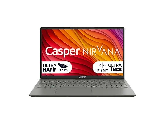 CASPER X650.1342-CE00P-G-F/Intel Core i5-13420H/24 GB RAM/500 GB SSD/15.6"/W11 Laptop Metalik Gri